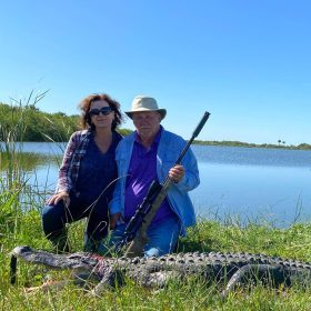 The alligator hunting is on fire right now!!! With mating s...